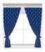 Tottenham Hotspur FC Official Repeat Soccer Crest Curtains (Blue) (Twin)