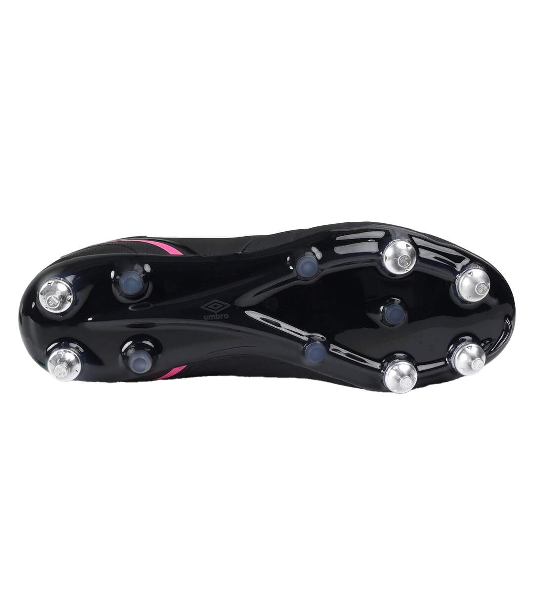 Mens Tocco V Pro Soft Ground Football Boots Black White Pink Glow Umbro-3