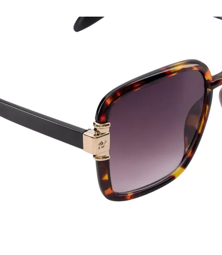 Womens/ladies Gabby Oversized Sunglasses One Size Tortoiseshell Dune London