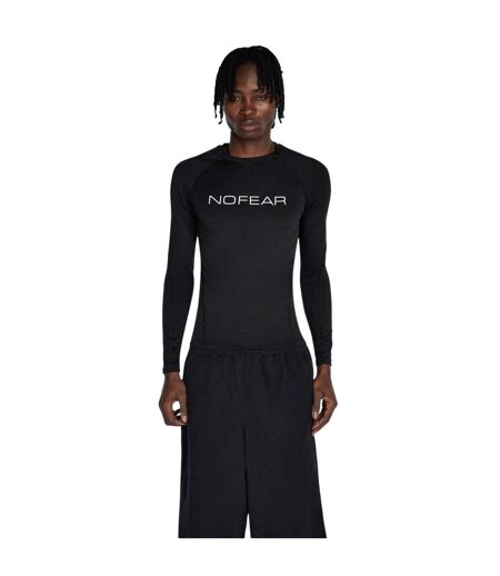 T-shirt Manches Longues Raglan Motif/style Logo Homme Noir No Fear
