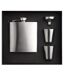 Slimmy flask hip flask set one size matt silver MidOcean-1