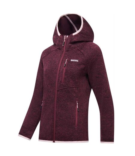 Womens/ladies Newhill Hooded Fleece Jacket Fig Regatta