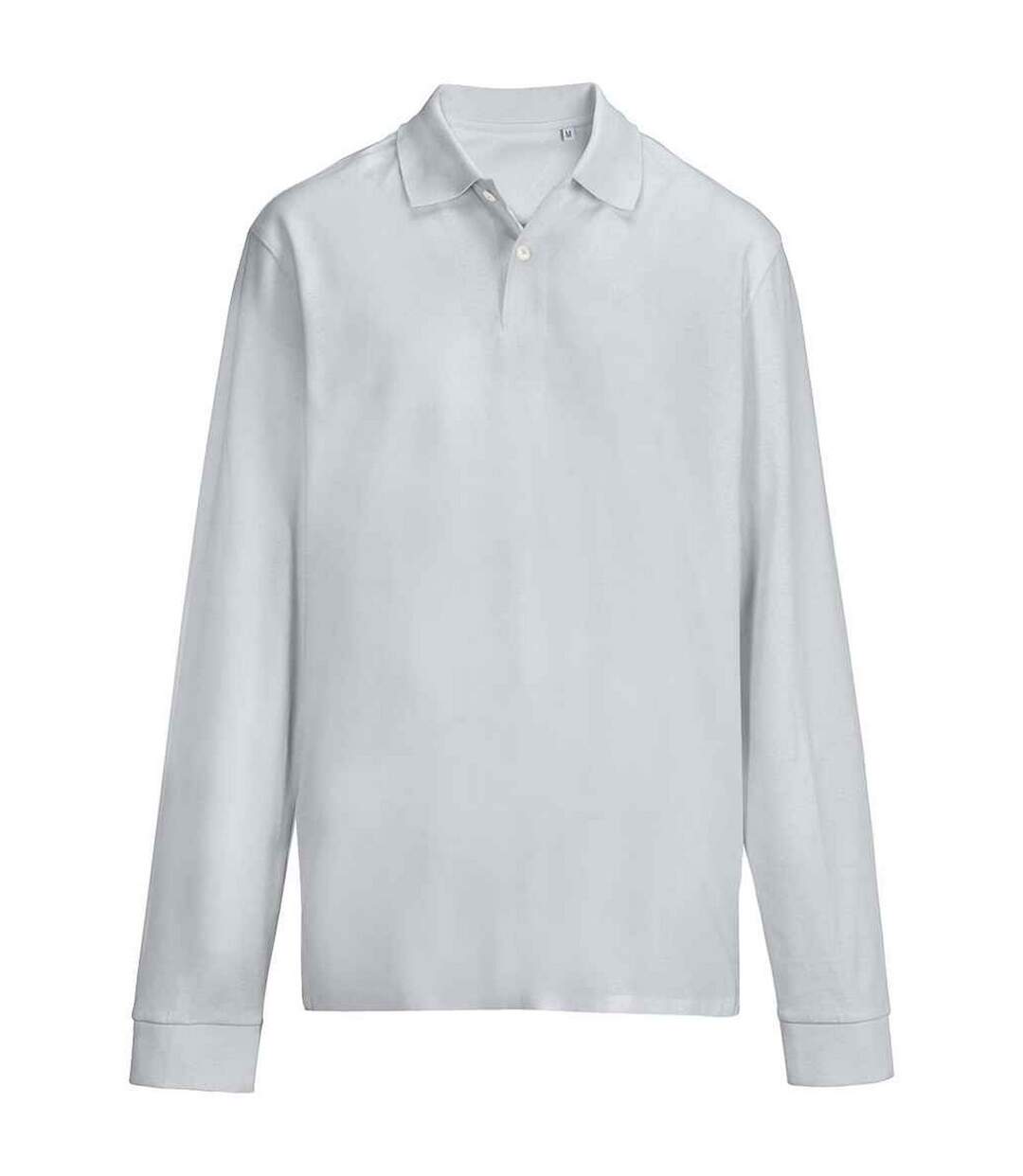 Unisex Adult Pique Long-sleeved Polo Shirt Pure Grey SOLS-1