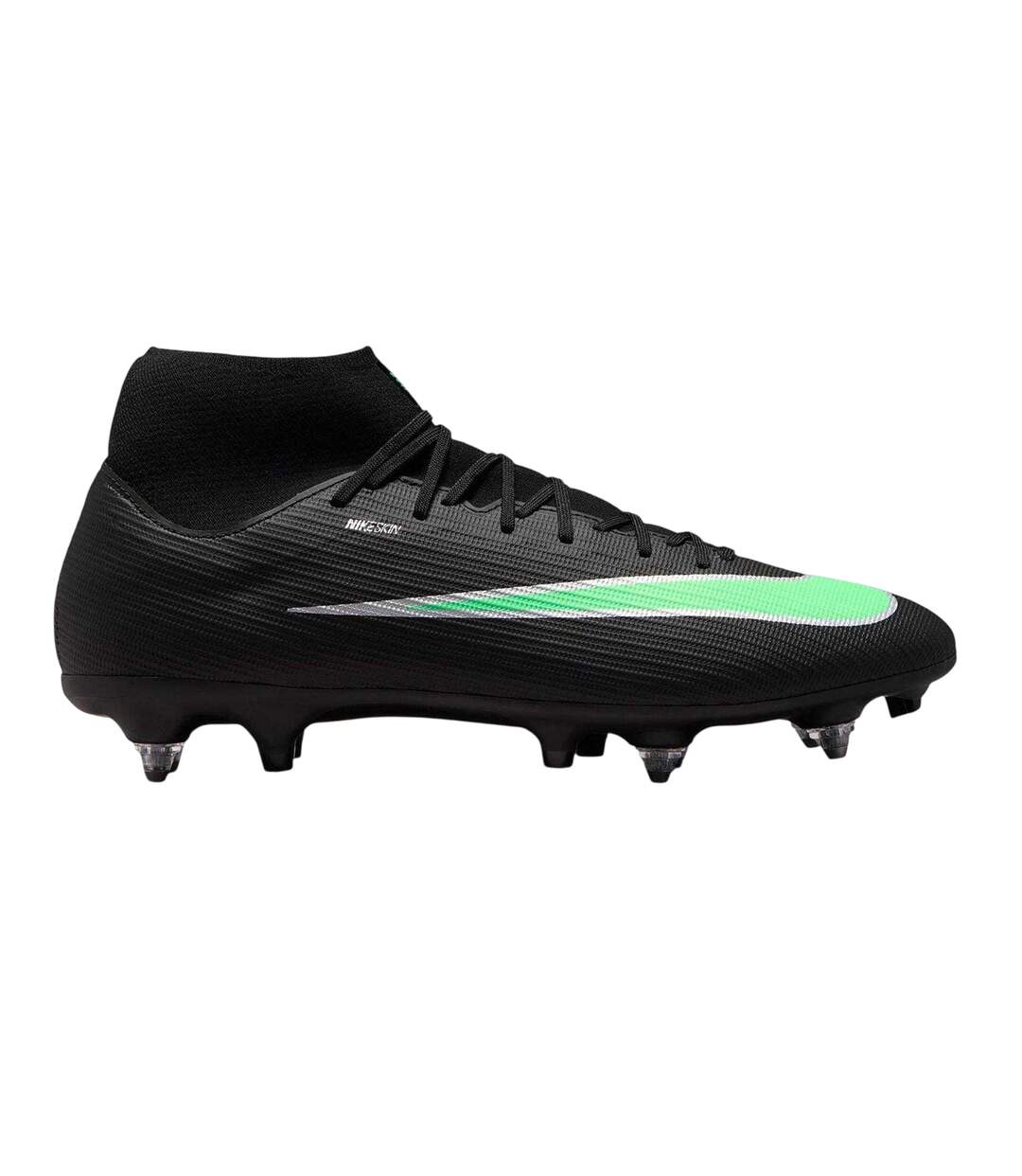 Chaussures De Foot Pour Terrain Souple Mercurial Academy Homme Noir Vert Nike-1