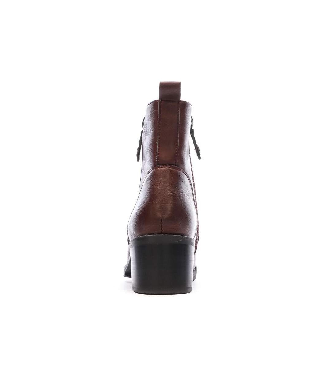 Bottines bordeaux femme chattawak alta-3