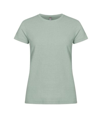 T-shirt Basic Femme Vert Sauge Clique
