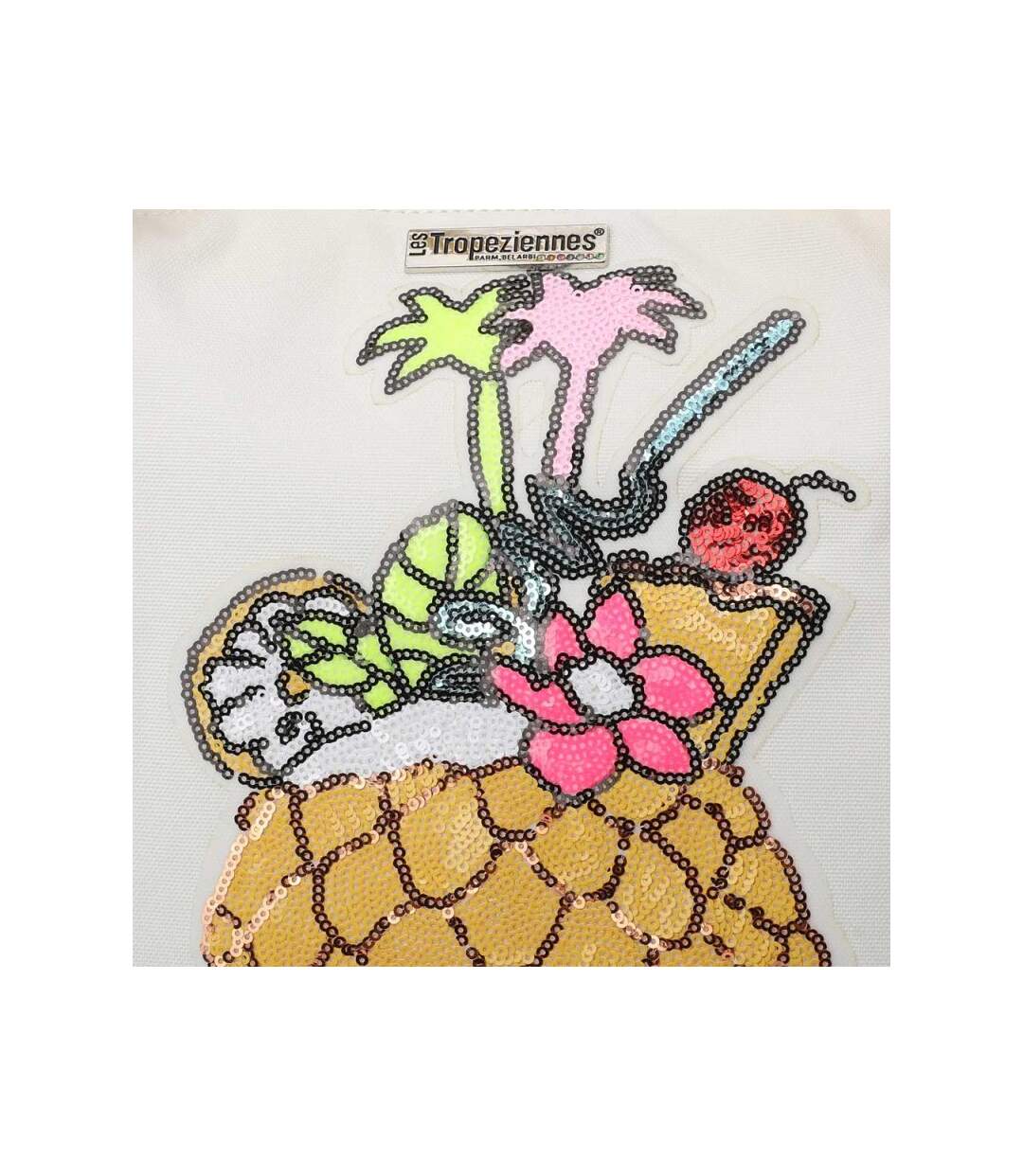 Les Tropeziennes par M.Belarbi - Sac de plage Ananas - écru - 8390-4