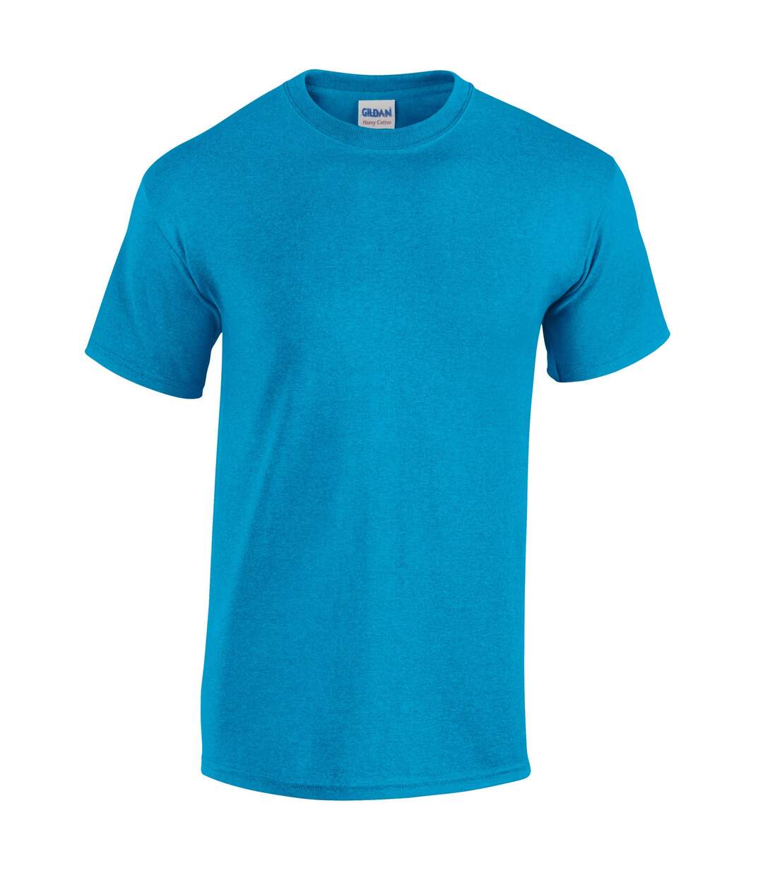 T-shirt homme bleu saphir chiné Gildan