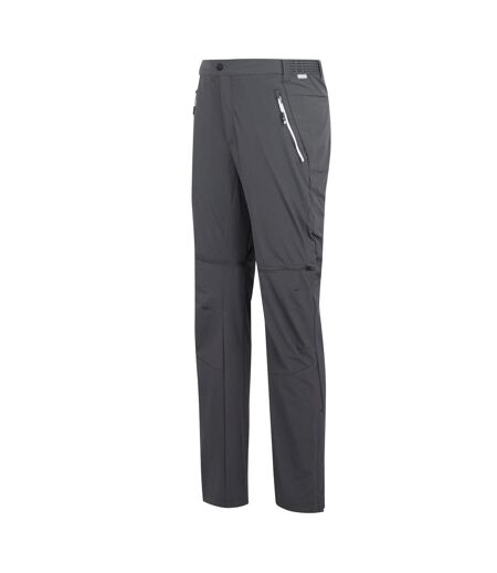 Pantalon À Taille Semi-élastiquée 2-en-1 Mountain Homme Gris Noir Regatta