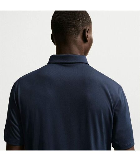 Polo Manches Courtes Performance Homme Bleu Marine Blanc Nike