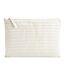 Striped Organic Cotton Accessory Bag 11.5cm X 20cm Grey Westford Mill-1