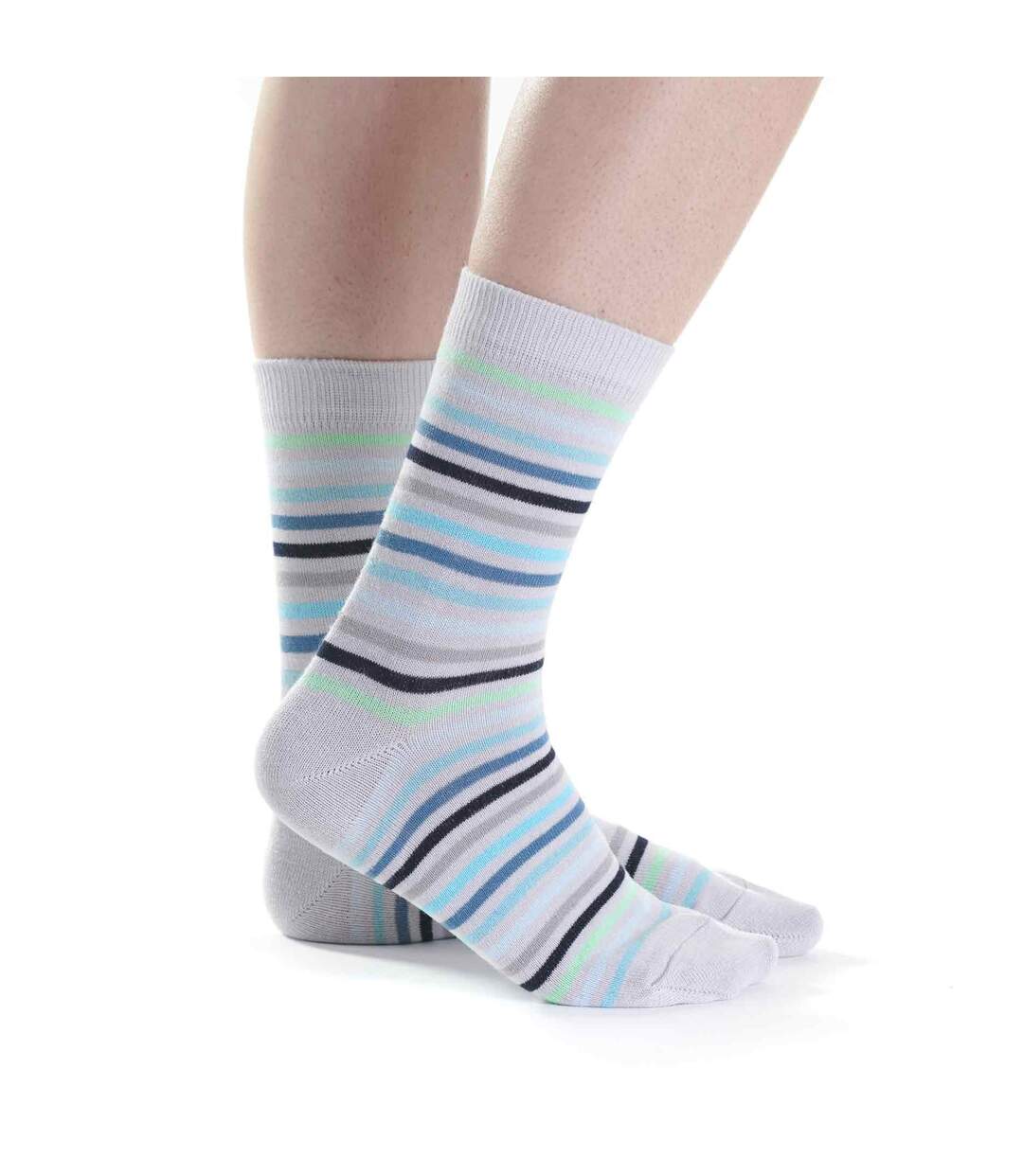 Lot de 2 paires de chaussettes fantaisie femme