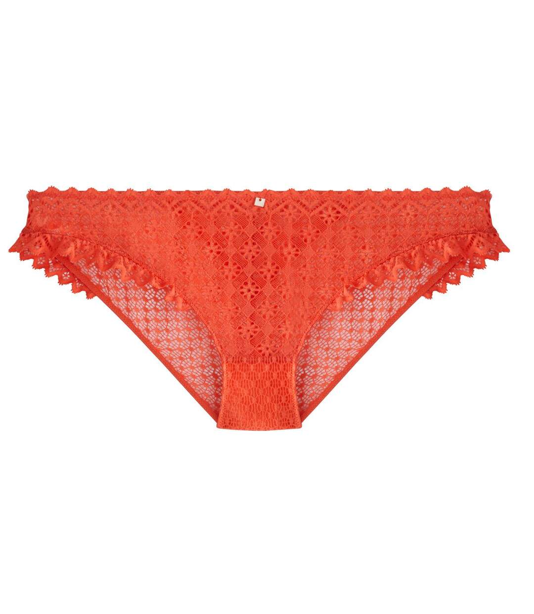 Culotte orange Culottée