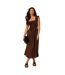 Robe Mi-longue Christina Femme Noir Nobody´s Child-2