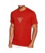 T-shirt Rouge Homme Guess Jimmy