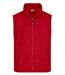 Gilet sans manches bodywarmer polaire homme - JN045 - rouge