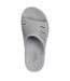 Womens/ladies Flat Sports Sandals Grey Skechers-4