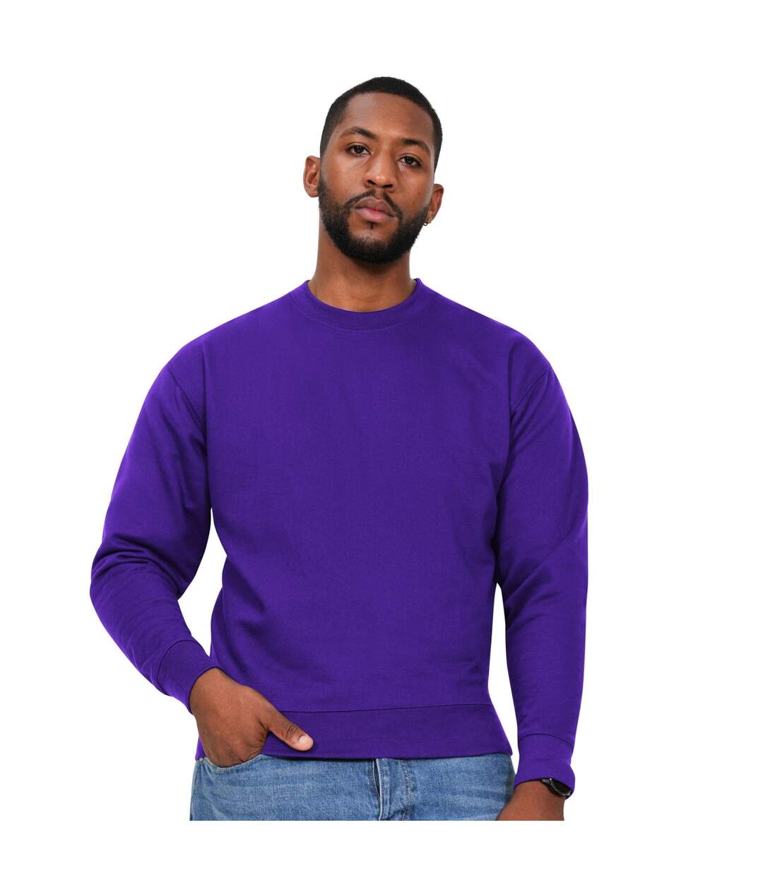 Sweat homme violet Casual Classics