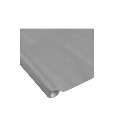 Nappe Papier Damassée 1,18x5m Gris