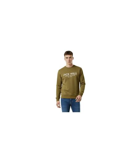 Sweat Motif/style Logo Brodé Belvue Homme Feuille Jack Wills
