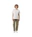 Unisex adult kakadu recycled cotton relaxed fit t-shirt ivory white Iqoniq-3