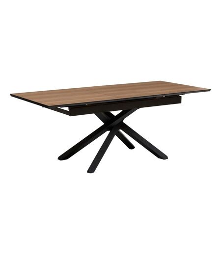 Table à manger extensible pour 6 personnes SANDRI - Marron