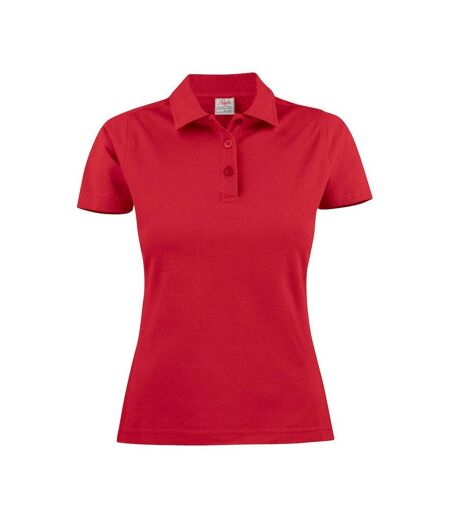 Polo Surf Femme Rouge Printer