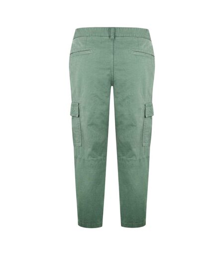 Mens Tailored Cargo Trousers Green Boss