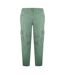 Mens Tailored Cargo Trousers Green Boss-4