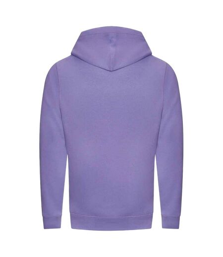 Hoods mens cross neck hoodie digital lavender AWDis