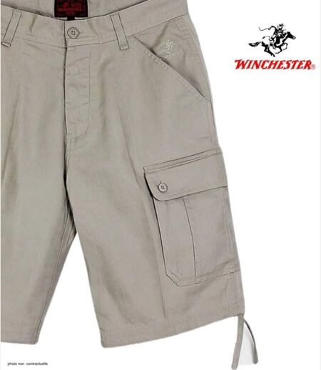 Bermuda Cargo WINCHESTER INVICTUS1 en coton et lin : le confort naturel et fonctionnel de l'été