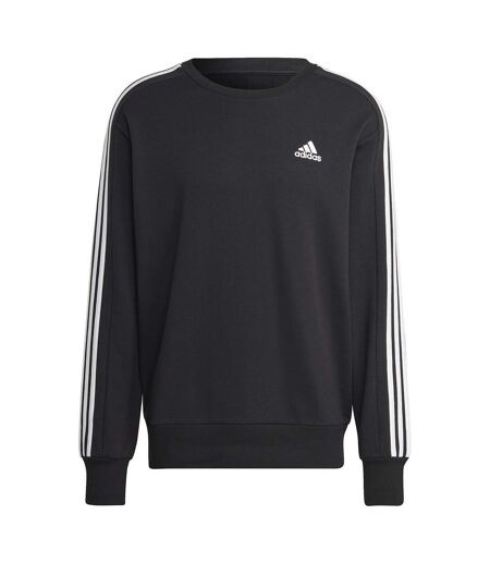 Sweat Style 3 Rayures Essentials Homme Noir Adidas