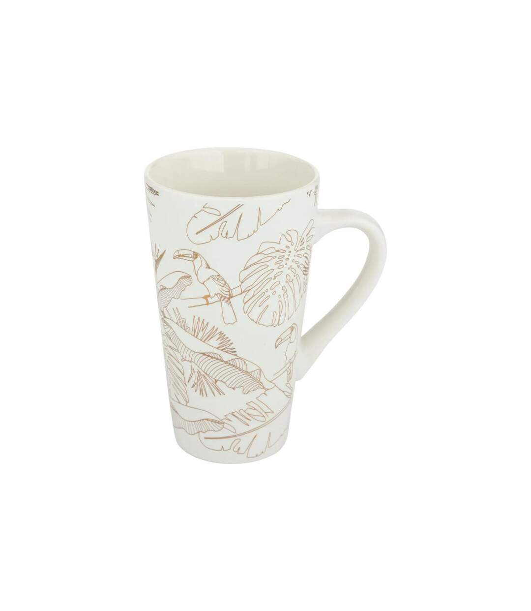 Lot de 2 Mugs Toucan 50cl Blanc-2