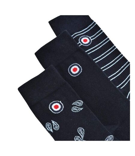 Chaussettes Motif/style Assorti Homme Bleu Marine Bleu Ciel Lambretta