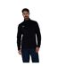 Mens Club Quarter Zip Training Top Black Speedo-1