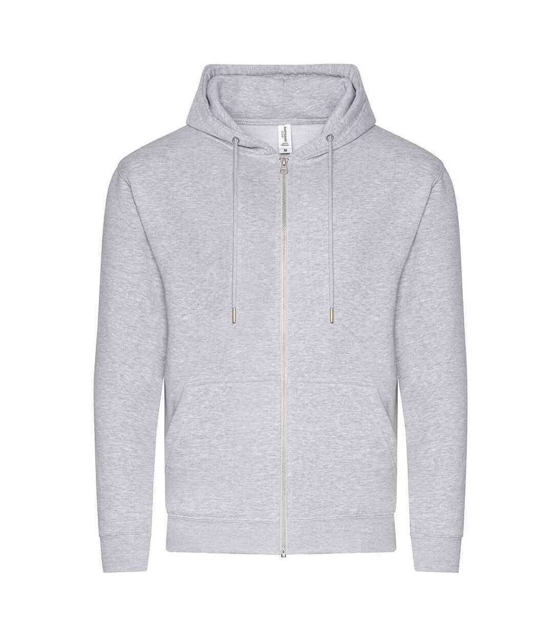 Awdis Mens Organic Hoodie (Gray Heather)