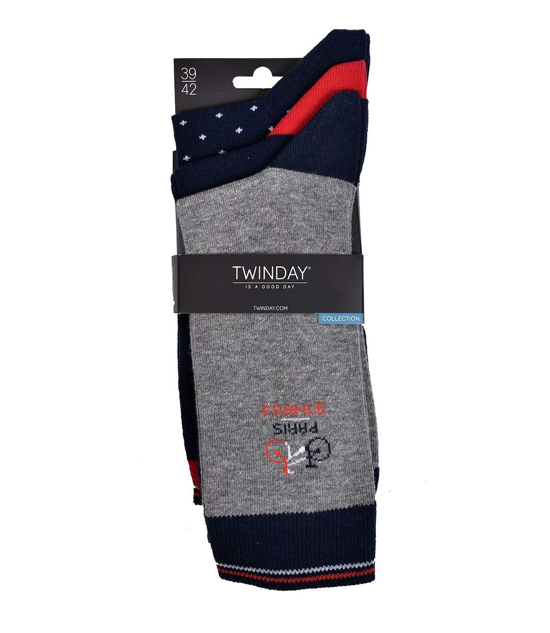 Chaussettes Homme TWINDAY Qualité et Confort-Assortiment modèles photos selon arrivages- Pack de 12 Paires Surprise TWINDAY