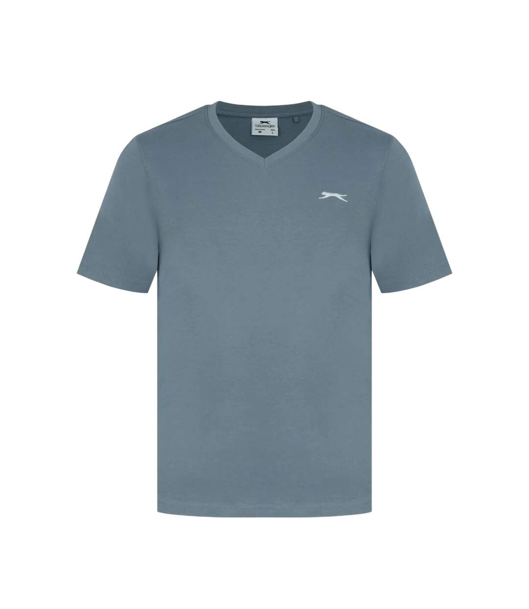 T-shirt Motif/style Logo Brodé Homme Bleu Foncé Slazenger-1