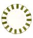 Lot de 6 Assiettes à Dessert Cleo 19cm Vert & Blanc-1