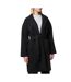 Manteau noir femme pieces jolene-1