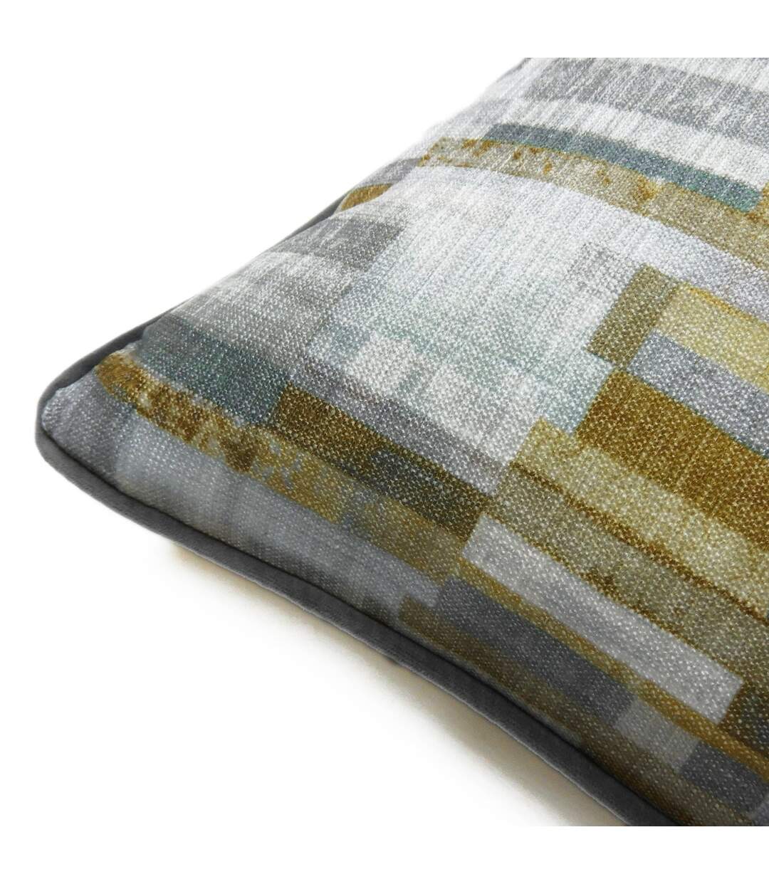 Gisele geometric cushion cover 50cm x 50cm amber Prestigious Textiles