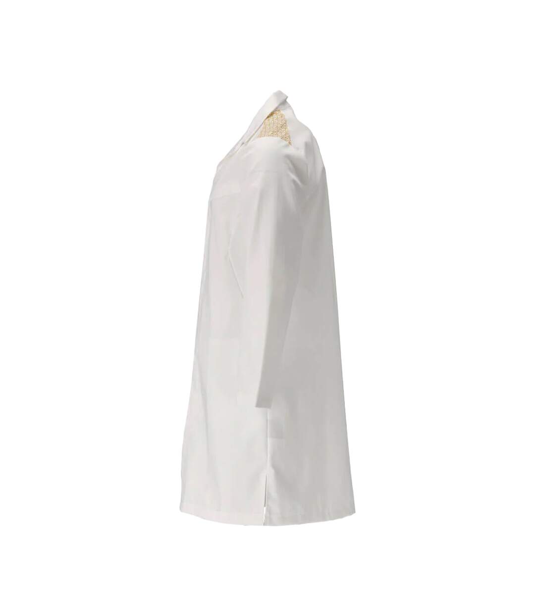 Manteau Smock Food & Care L Blanc Jaune Or Mascot-2