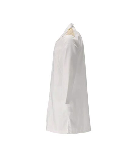 Manteau Smock Food & Care L Blanc Jaune Or Mascot