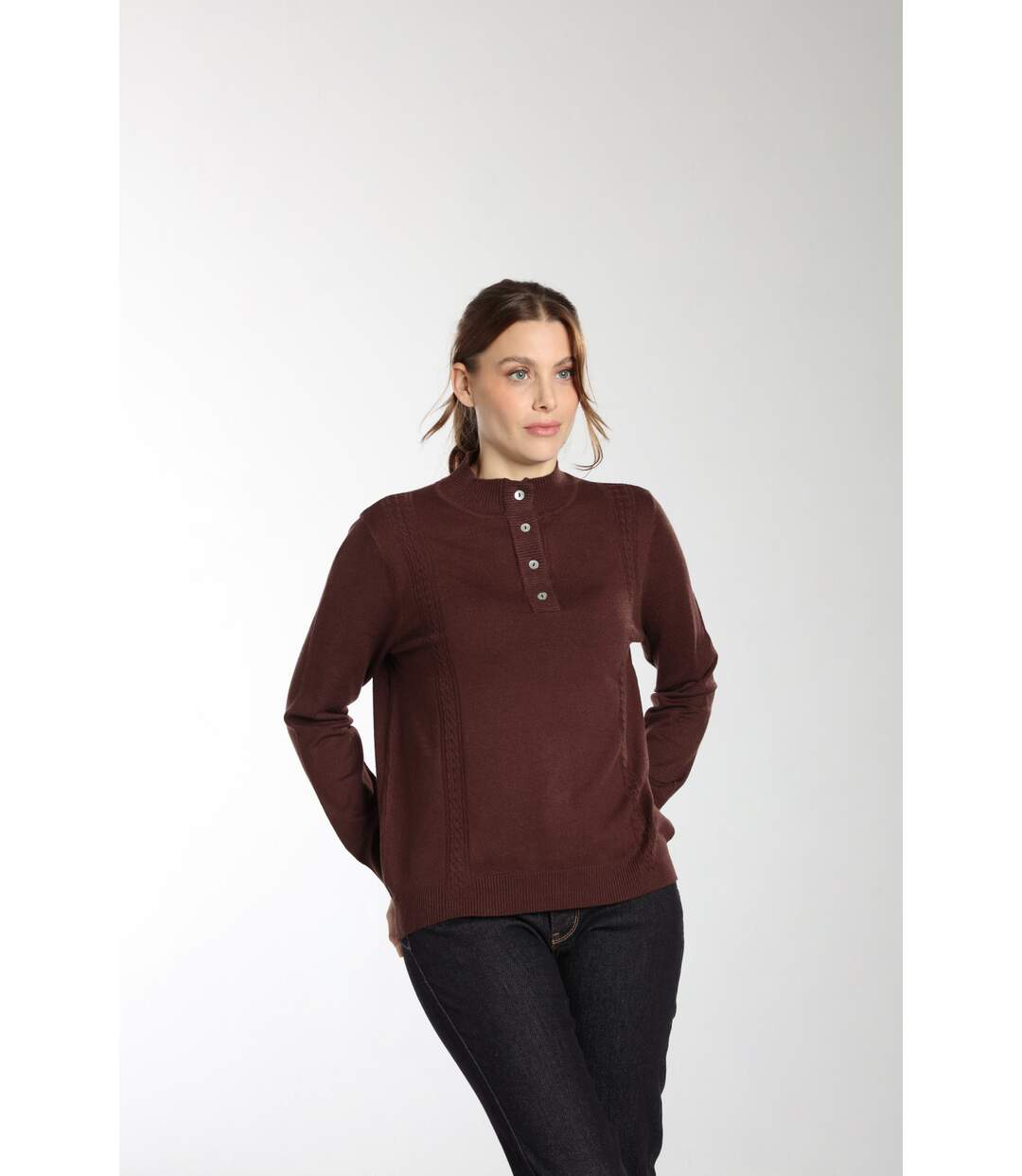 Pull Lady  | Gerard Pasquier Avec Col Pattes De Boutonnière | Gerard Pasquier-2