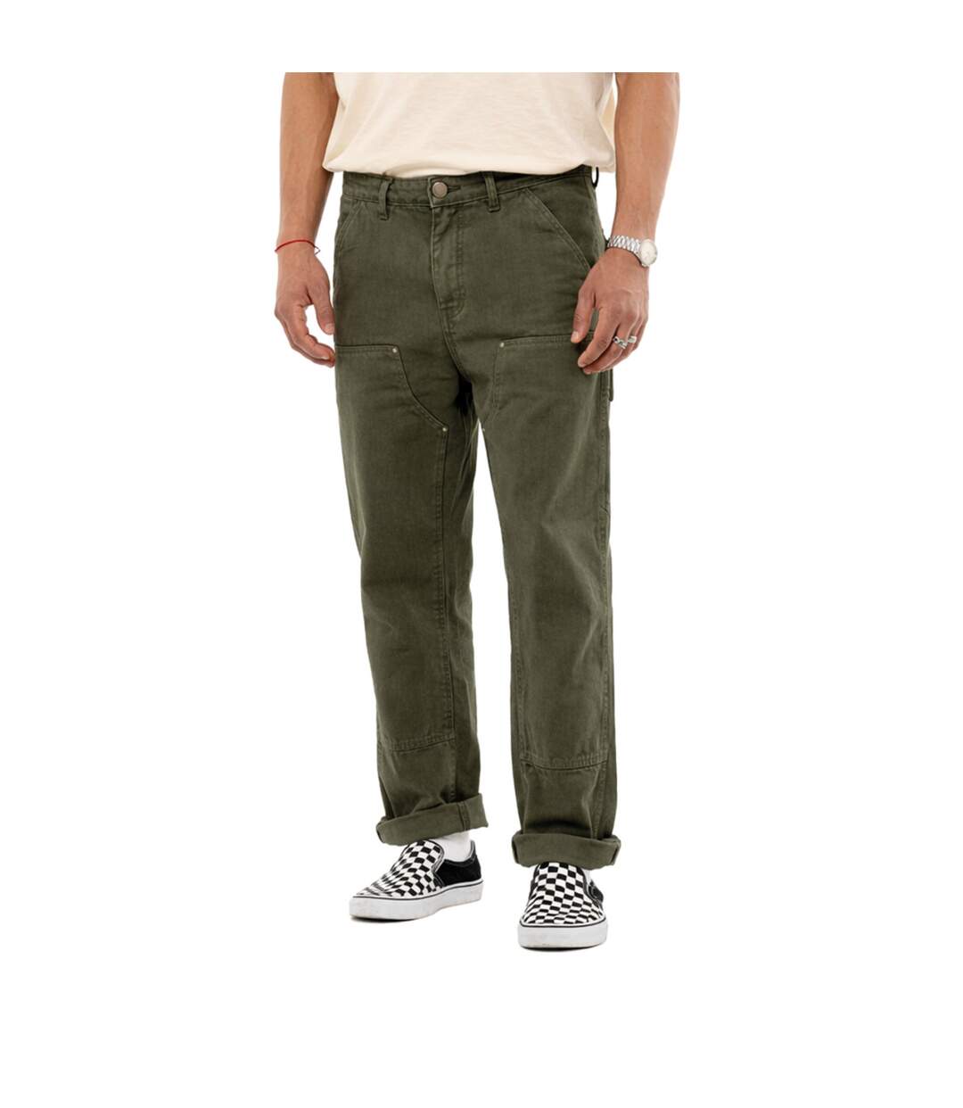 Pantalon homme en coton canvas Work Vondutch-3