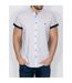 Mens Delah Short-Sleeved Shirt (White) - UTBG1303