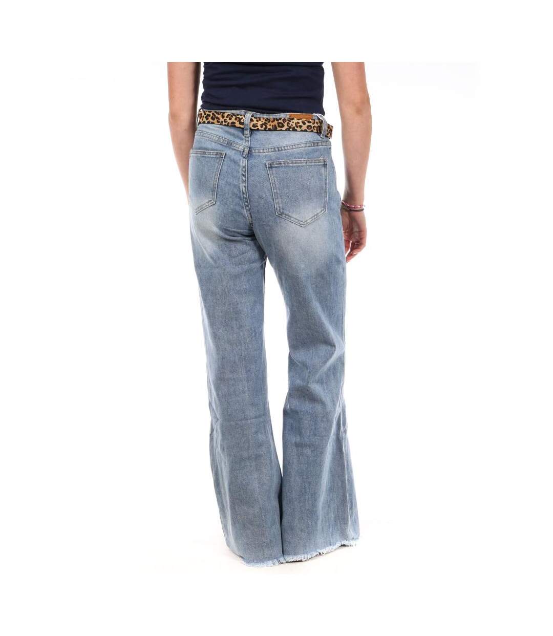 Jean droit bleu moyen femme monday premium 3300-2