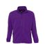 SOLS Mens North Full Zip Outdoor Fleece Jacket (Dark Purple)