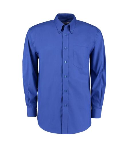 Chemise À Manches Longues Homme Bleu Roi Kustom Kit