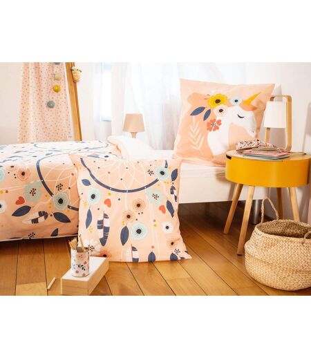 Parure de lit enfant Attrape-rêves - 100% coton adouci 57 fils - 140 x 200 cm